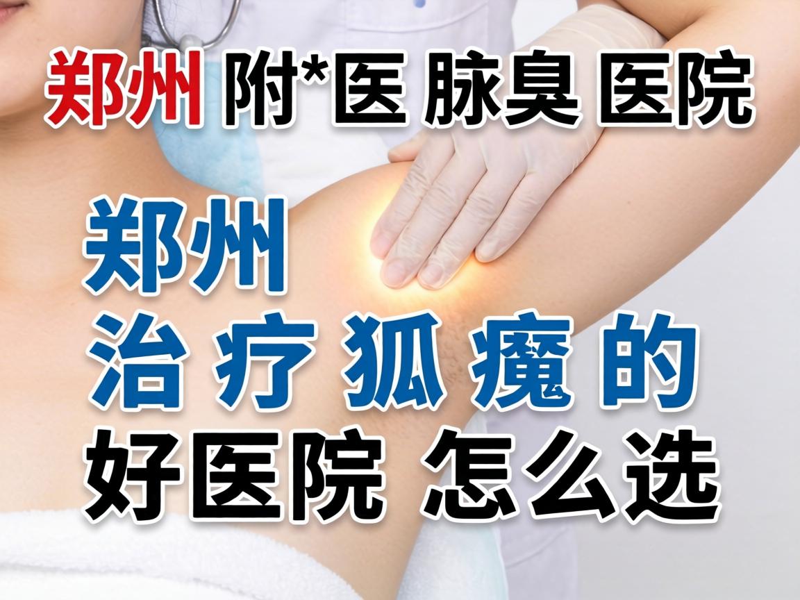 郑州附医腋臭医院解析，郑州治疗狐臭好的医院怎么选