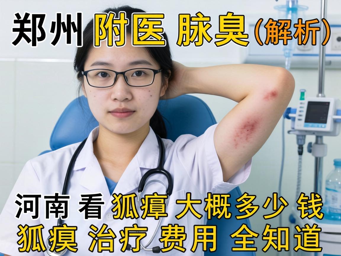 郑州附医腋臭医院解析，河南看狐臭大概多少钱，狐臭治疗费用全知道