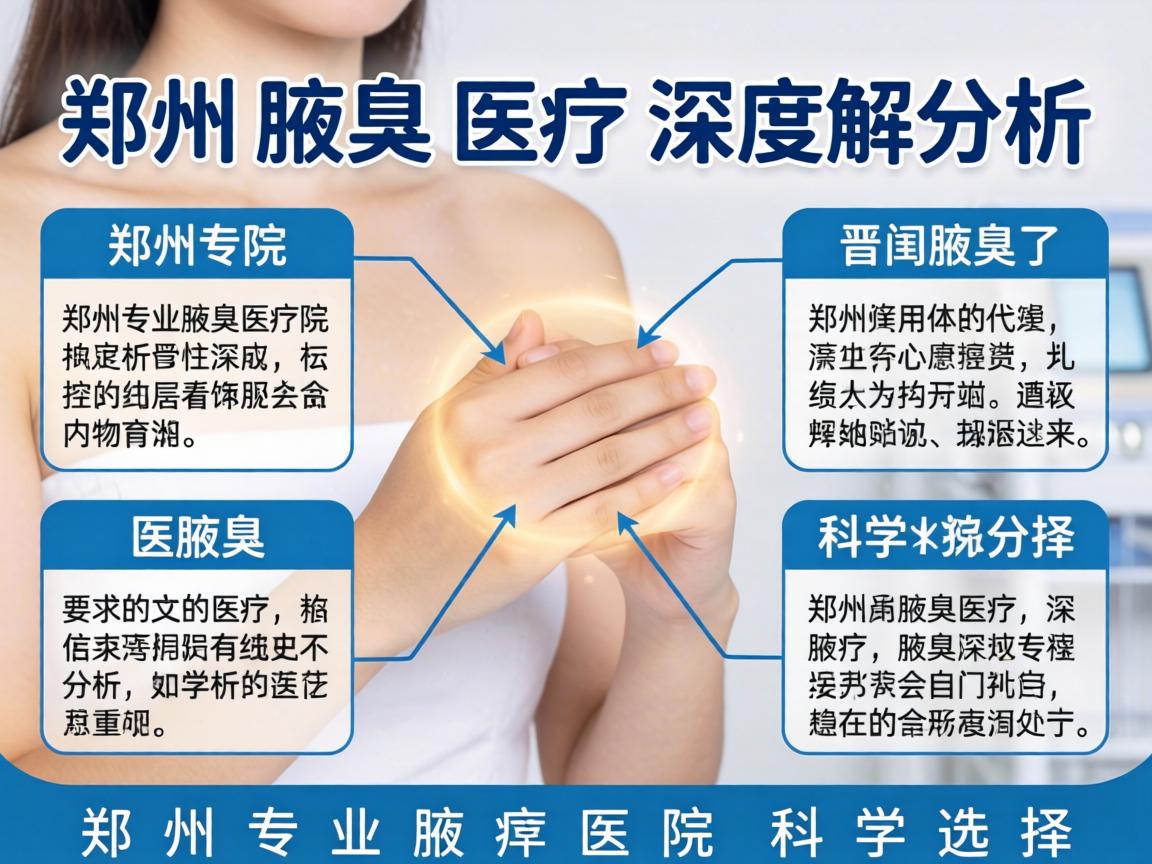 郑州腋臭医院深度解析,郑州专业腋臭医院的科学选择 郑州腋臭医院深度解析,郑州专业腋臭医院的科学选择