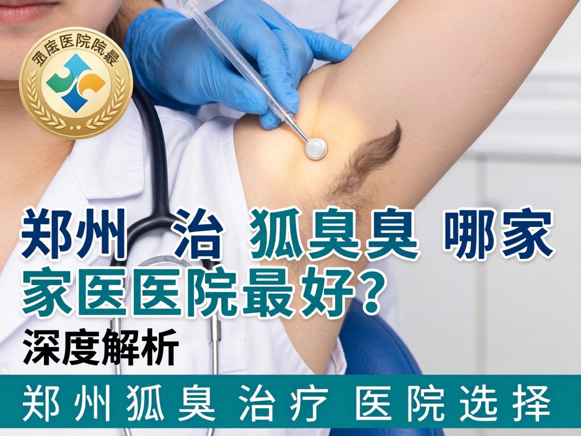 郑州治狐臭哪家医院最好？深度解析郑州狐臭治疗医院选择