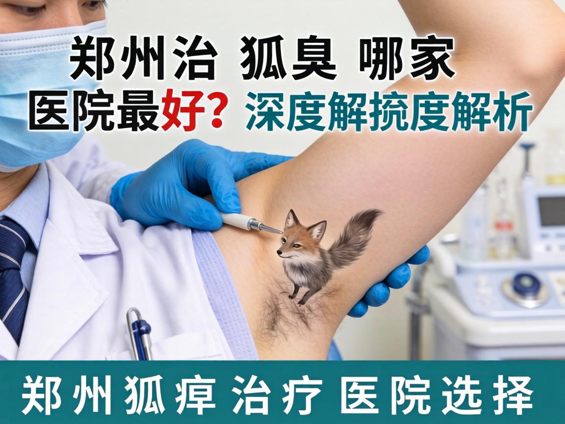 郑州治狐臭哪家医院最好？深度解析郑州狐臭治疗医院选择