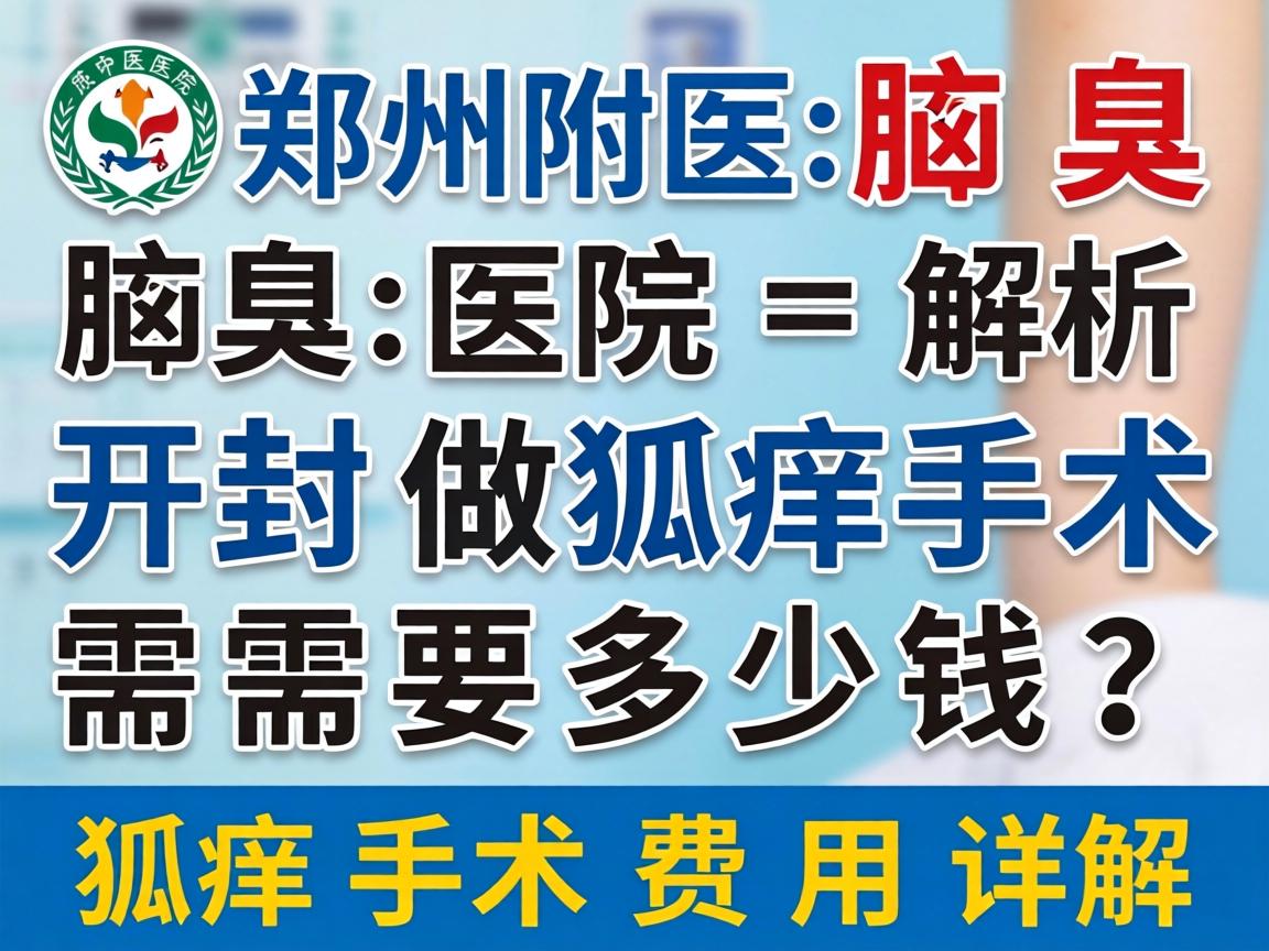 郑州附医腋臭医院解析,开封做狐臭手术需要多少钱?狐臭手术费用详解 郑州附医腋臭医院解析,开封做狐臭手术需要多少钱?狐臭手术费用详解