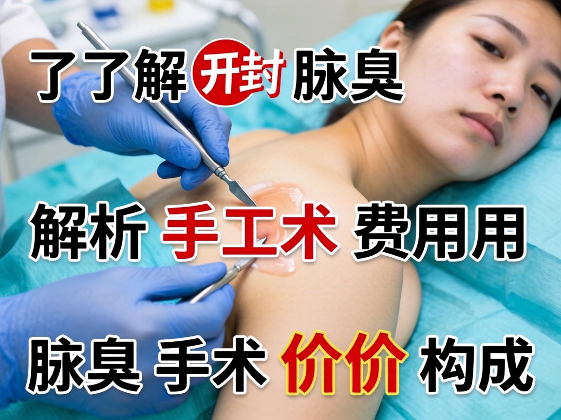 了解开封腋臭手术费用，解析腋臭手术价格构成