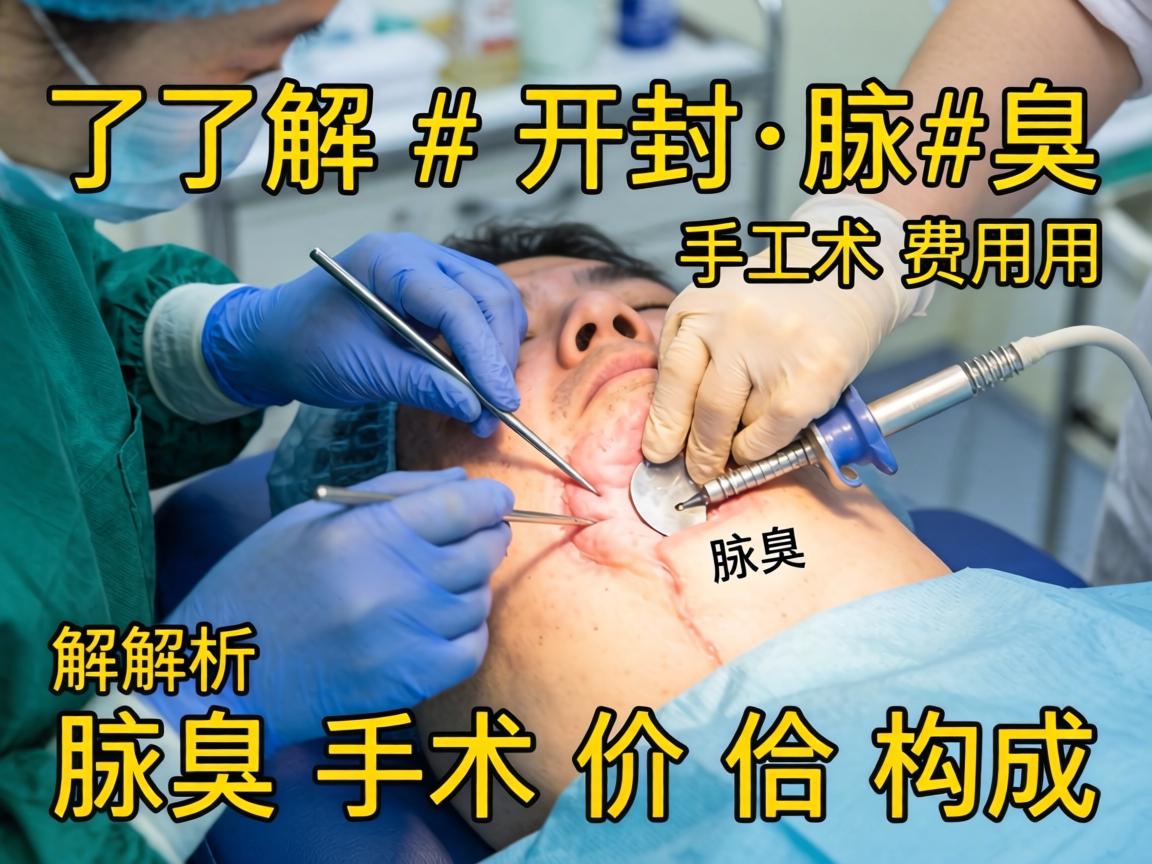 了解开封腋臭手术费用，解析腋臭手术价格构成