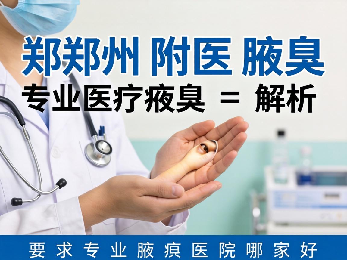 郑州附医腋臭医院解析，郑州专业腋臭医院哪家好