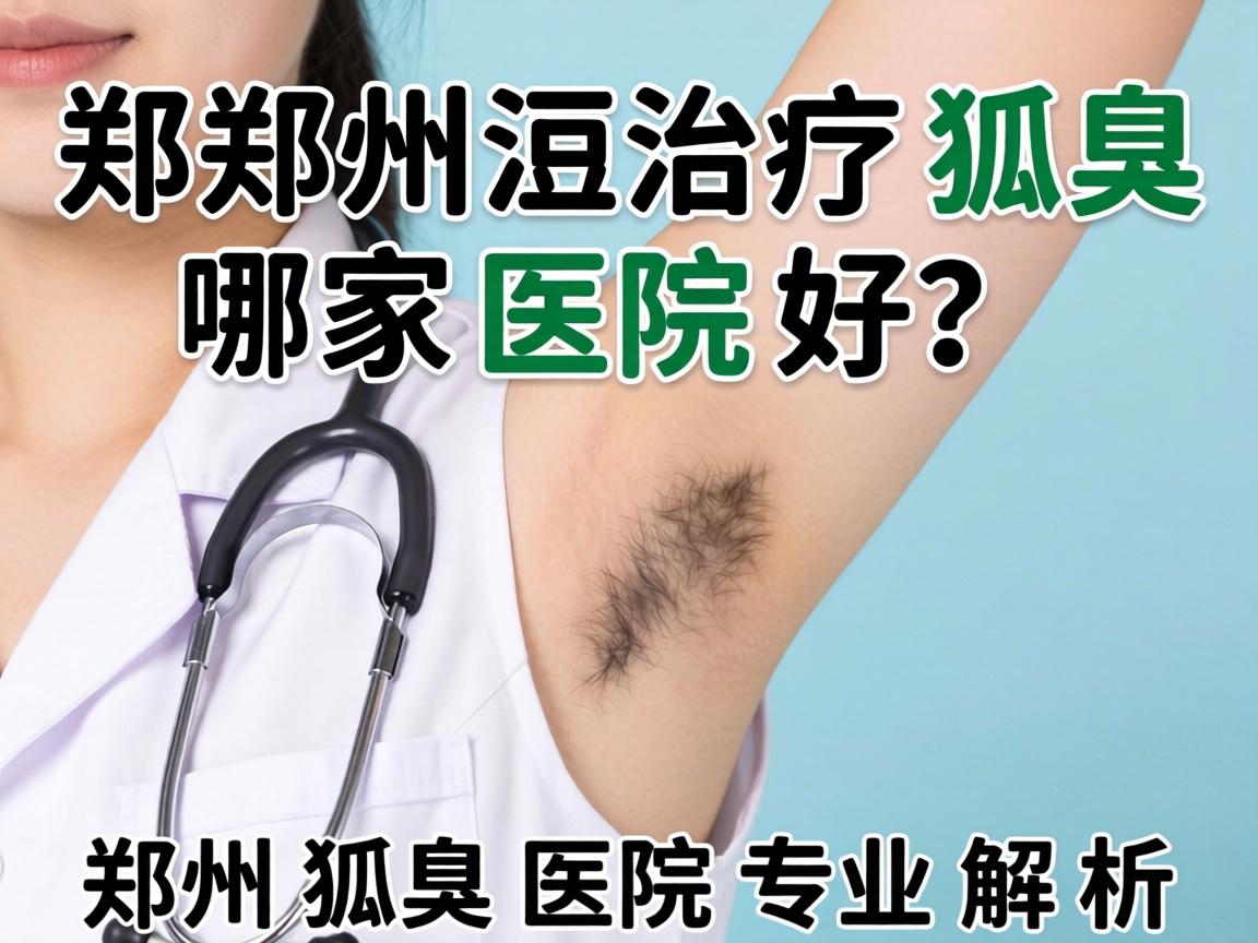 郑州治疗狐臭哪家医院好？郑州狐臭医院专业解析