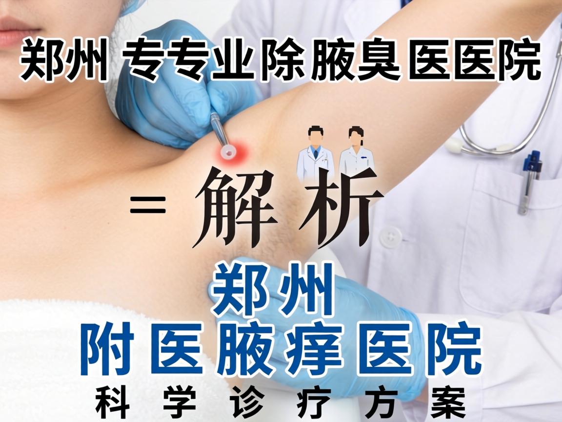 郑州专业除腋臭医院解析,郑州附医腋臭医院的科学诊疗方案 郑州专业除腋臭医院解析,郑州附医腋臭医院的科学诊疗方案