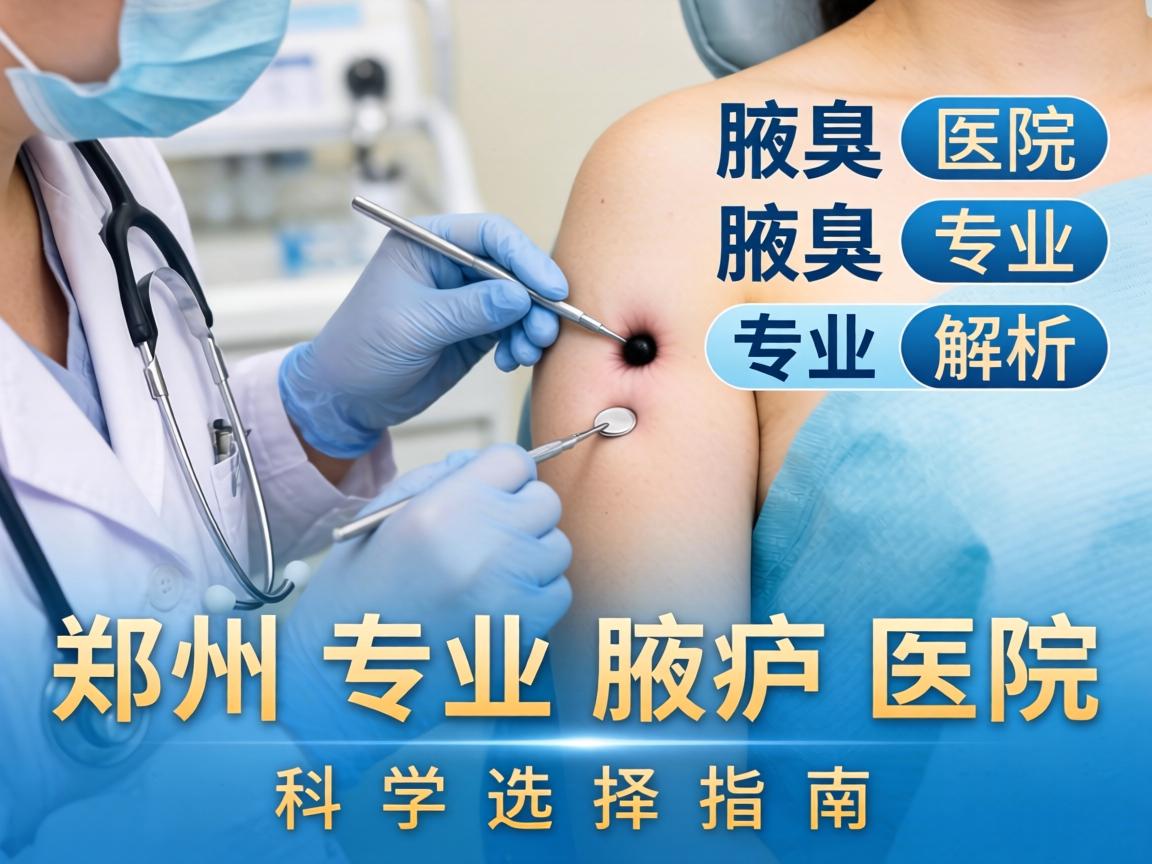 郑州腋臭医院专业解析，郑州专业腋臭医院的科学选择指南