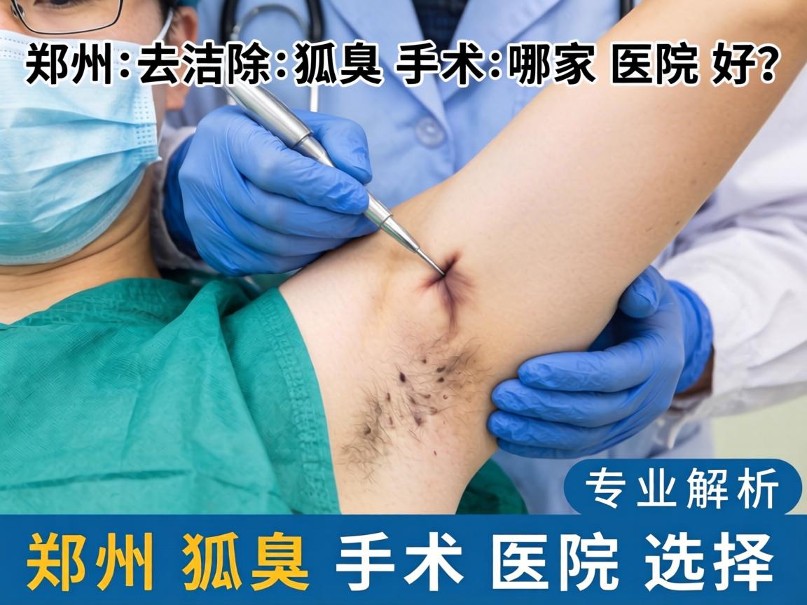 郑州去除狐臭手术哪家医院好？专业解析郑州狐臭手术医院选择