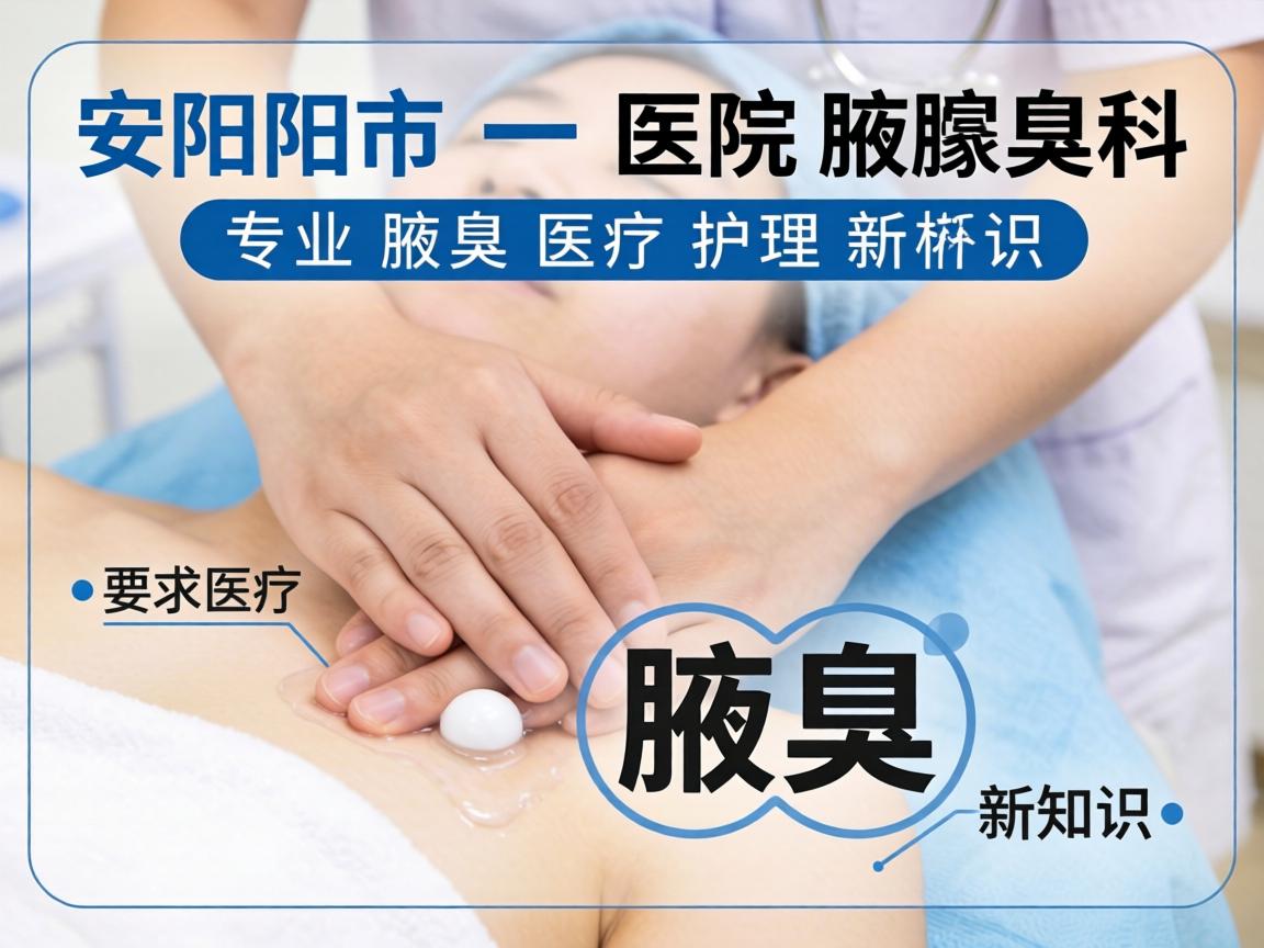 安阳市一医院腋臭科解析，专业腋臭医疗护理新知识