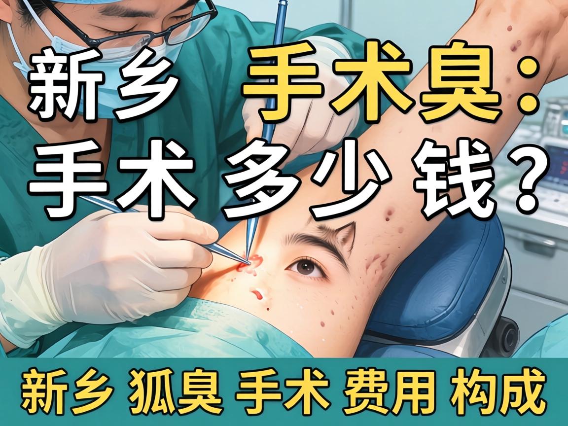 新乡狐臭手术多少钱？详解新乡狐臭手术费用构成