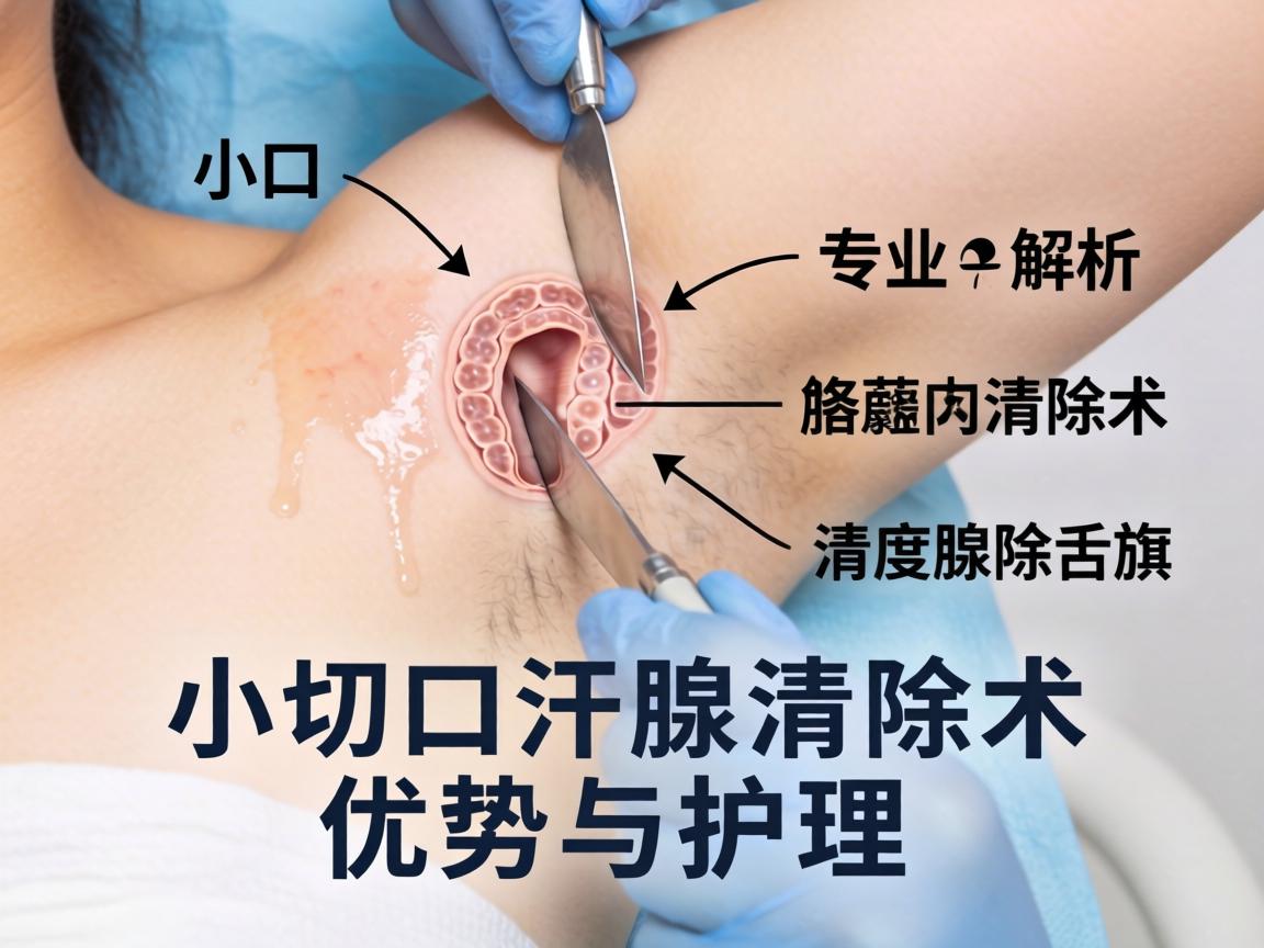 小切口汗腺清除术,专业解析小切口汗腺清除术的优势与护理 小切口汗腺清除术,专业解析小切口汗腺清除术的优势与护理