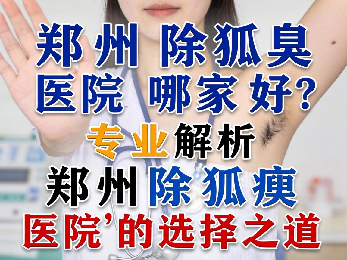 郑州除狐臭医院哪家好？专业解析郑州除狐臭医院的选择之道