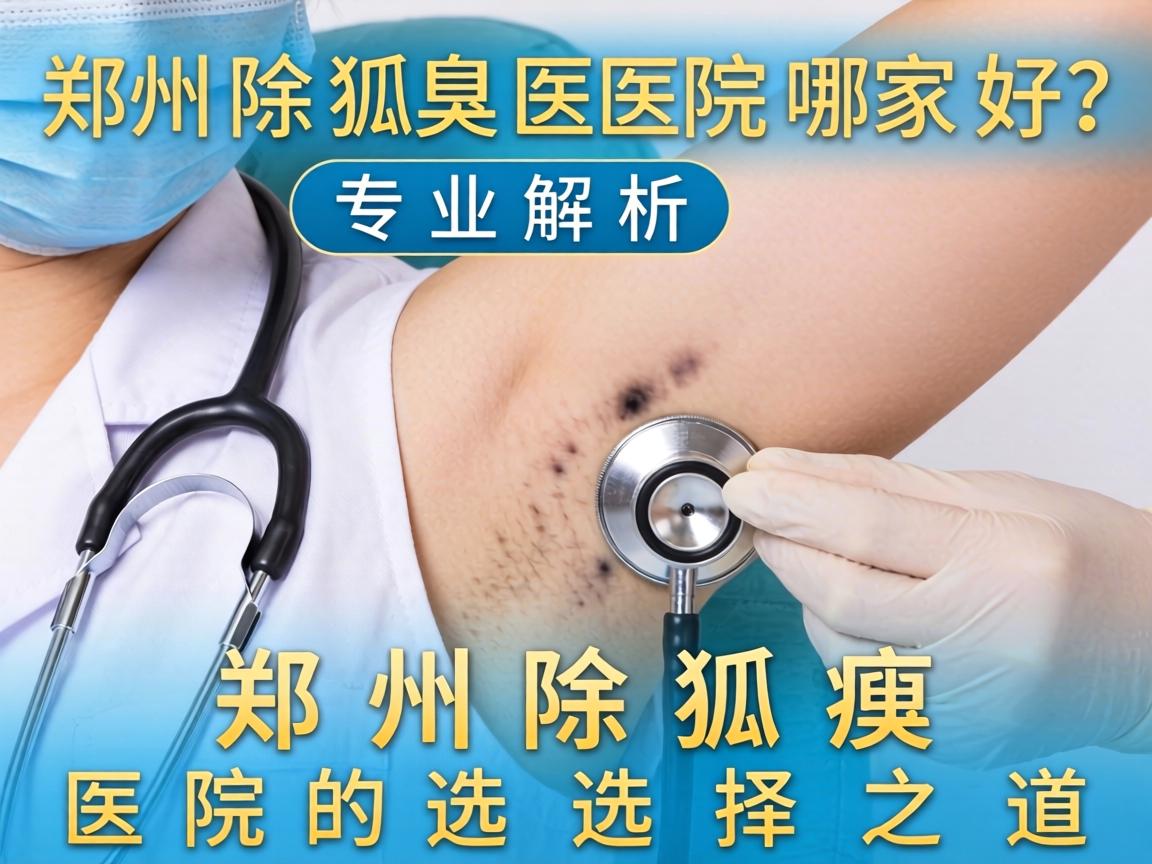 郑州除狐臭医院哪家好？专业解析郑州除狐臭医院的选择之道