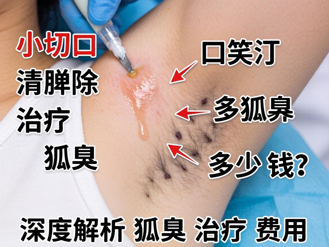 小切口汗腺清除治疗狐臭多少钱?深度解析狐臭治疗费用 小切口汗腺清除治疗狐臭多少钱?深度解析狐臭治疗费用
