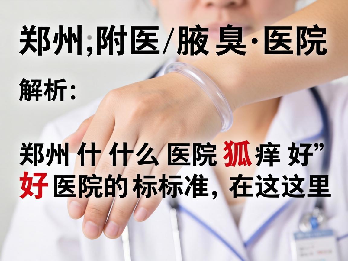 郑州附医腋臭医院解析，郑州什么医院狐臭好，好医院的标准在这里