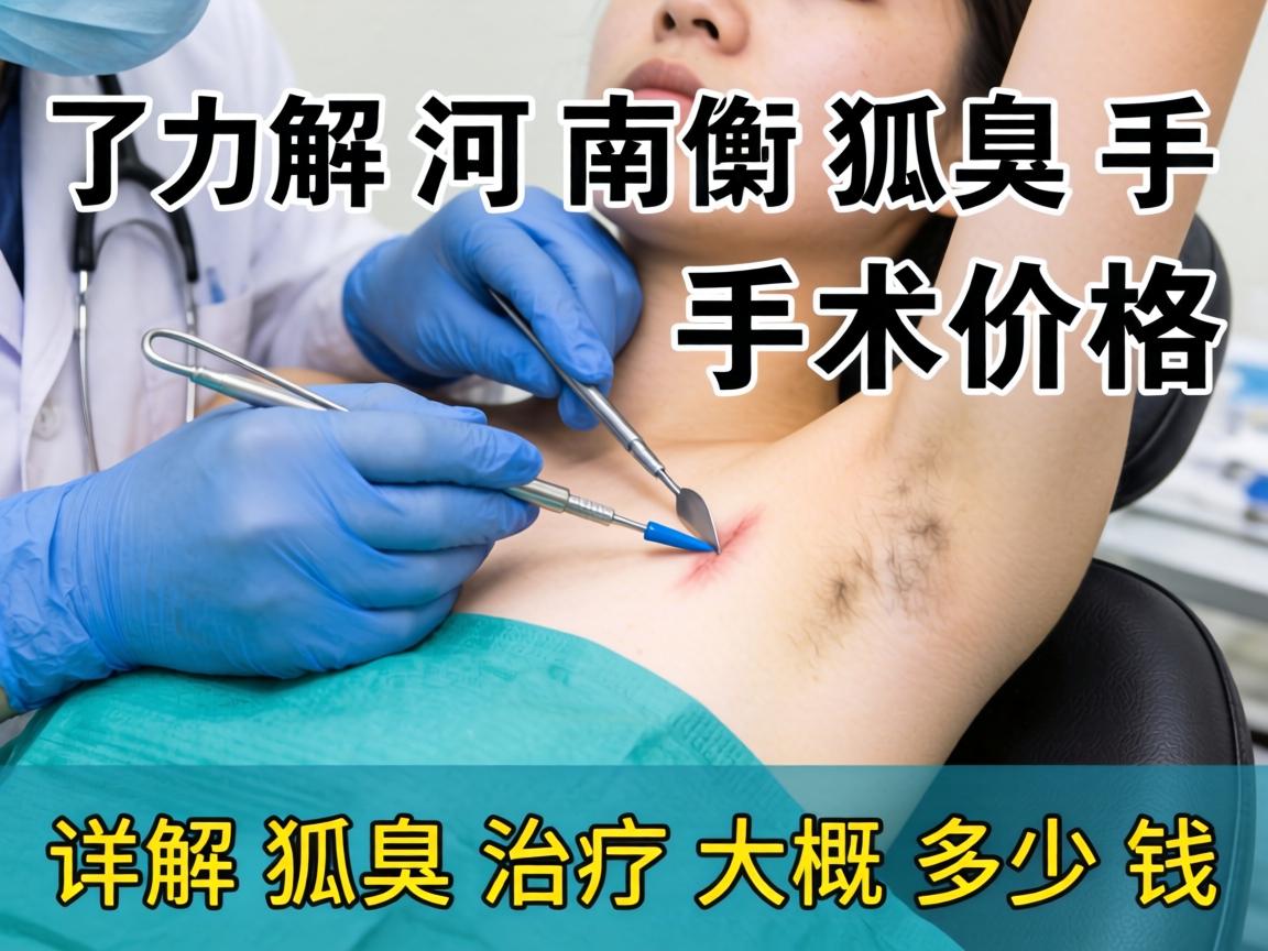 了解河南狐臭手术价格 详解狐臭治疗大概多少钱