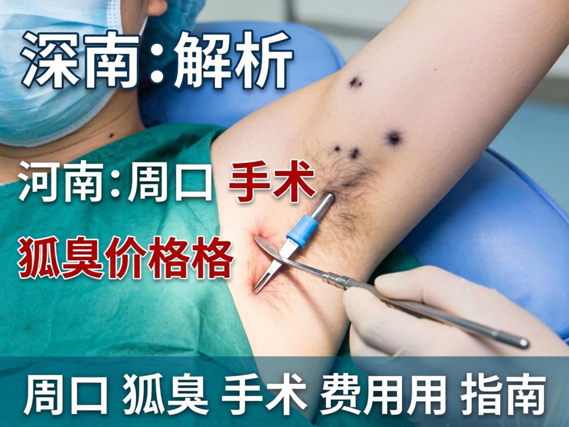 深度解析河南周口狐臭手术价格，周口狐臭手术费用指南