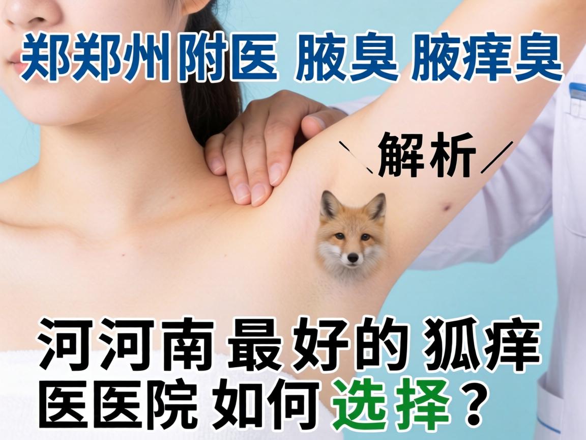 郑州附医腋臭医院解析，河南最好的狐臭医院如何选择？