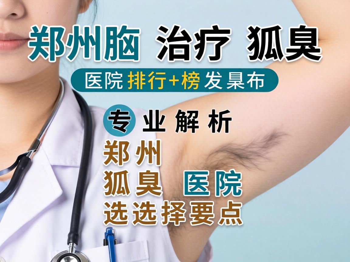 郑州治疗狐臭医院排行榜发布,专业解析郑州狐臭医院选择要点 郑州治疗狐臭医院排行榜发布,专业解析郑州狐臭医院选择要点