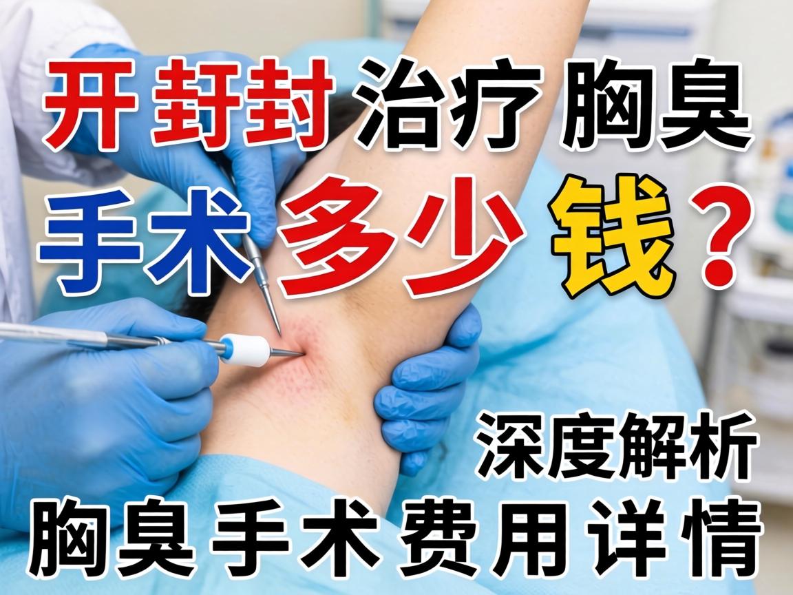 开封治疗腋臭手术多少钱?深度解析腋臭手术费用详情 开封治疗腋臭手术多少钱?深度解析腋臭手术费用详情