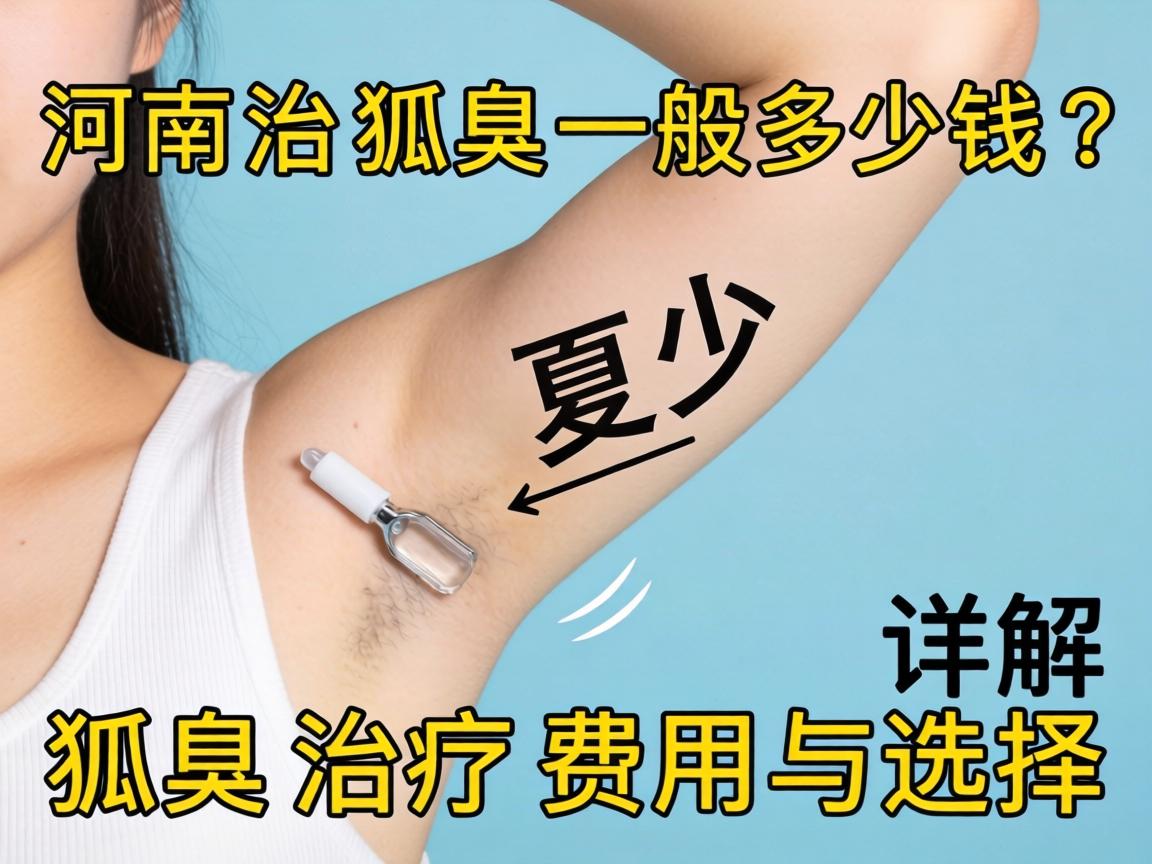 河南治狐臭一般多少钱?详解狐臭治疗费用与选择 河南治狐臭一般多少钱?详解狐臭治疗费用与选择