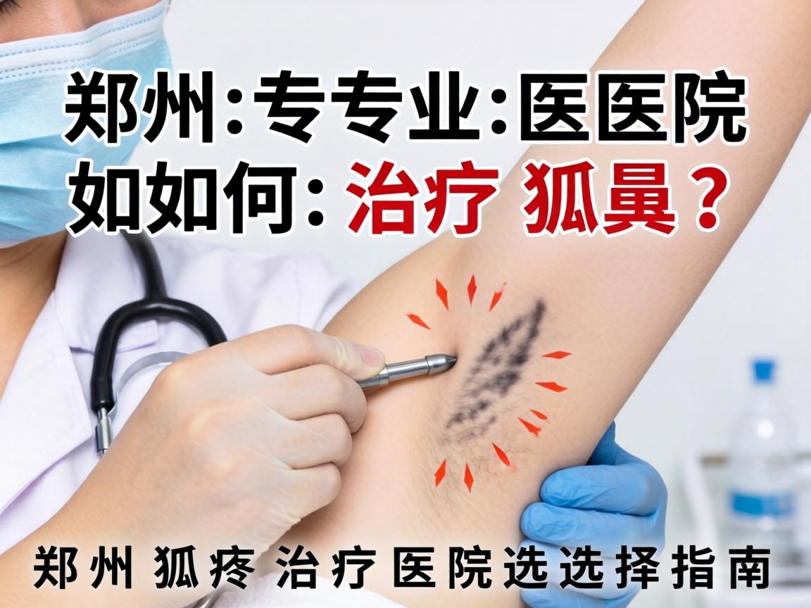 郑州专业医院如何治疗狐臭？郑州狐臭治疗医院选择指南