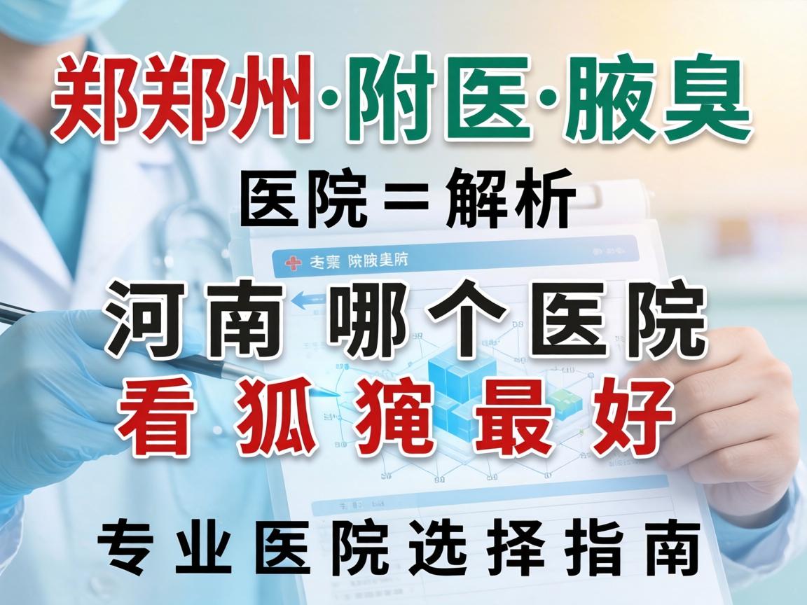 郑州附医腋臭医院解析,河南哪个医院看狐臭最好,专业医院选择指南 郑州附医腋臭医院解析,河南哪个医院看狐臭最好,专业医院选择指南