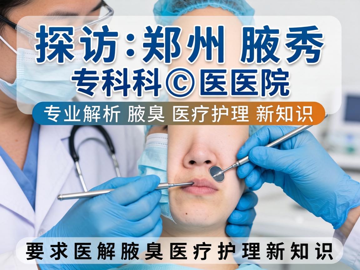 探访郑州腋秀专科医院,专业解析腋臭医疗护理新知识 探访郑州腋秀专科医院,专业解析腋臭医疗护理新知识