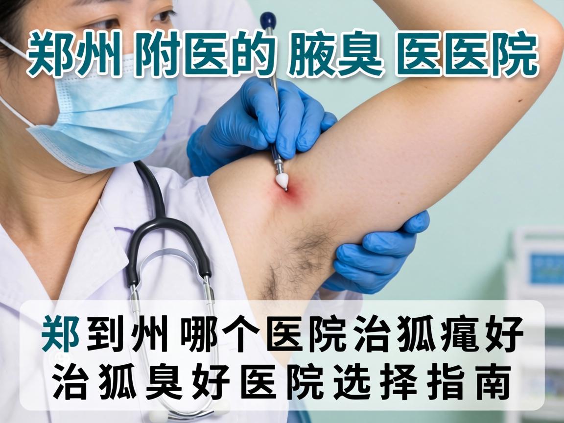 郑州附医腋臭医院解析，到郑州哪个医院治狐臭好，治狐臭好医院选择指南