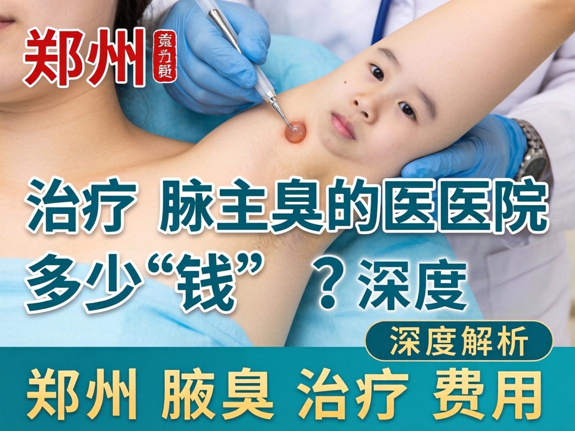 郑州治疗腋臭的医院多少钱？深度解析郑州腋臭治疗费用