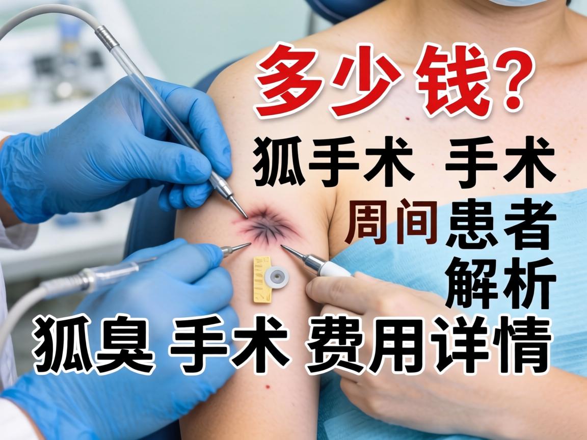 狐臭手术多少钱？周口患者解析狐臭手术费用详情