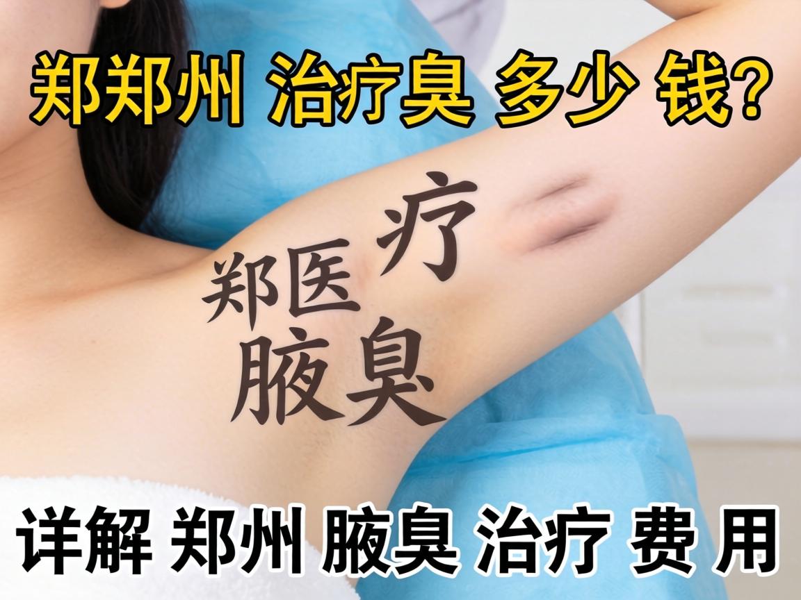 在郑州治疗腋臭多少钱？详解郑州腋臭治疗费用