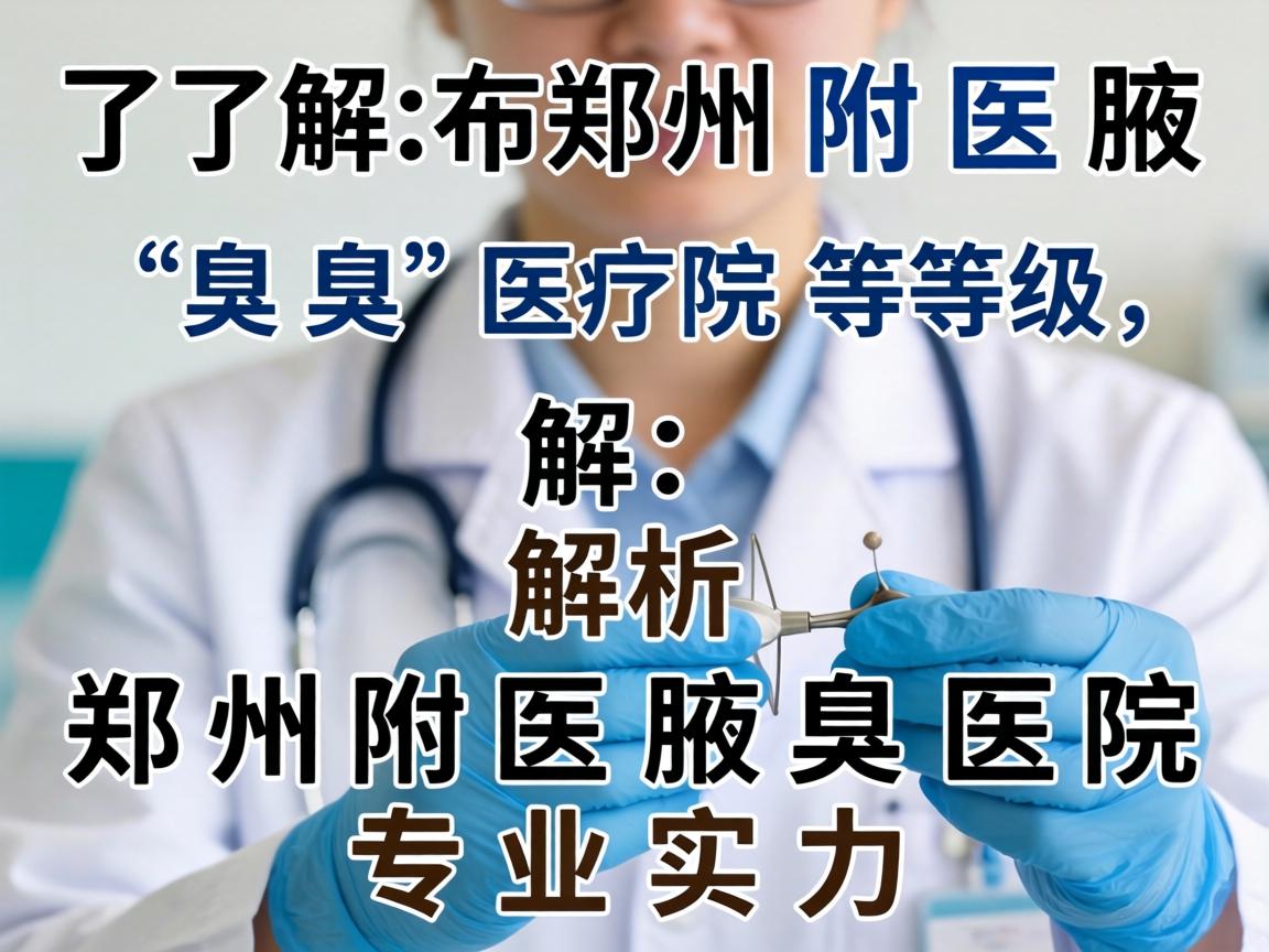 了解郑州附医腋臭医院等级，解析郑州附医腋臭医院专业实力