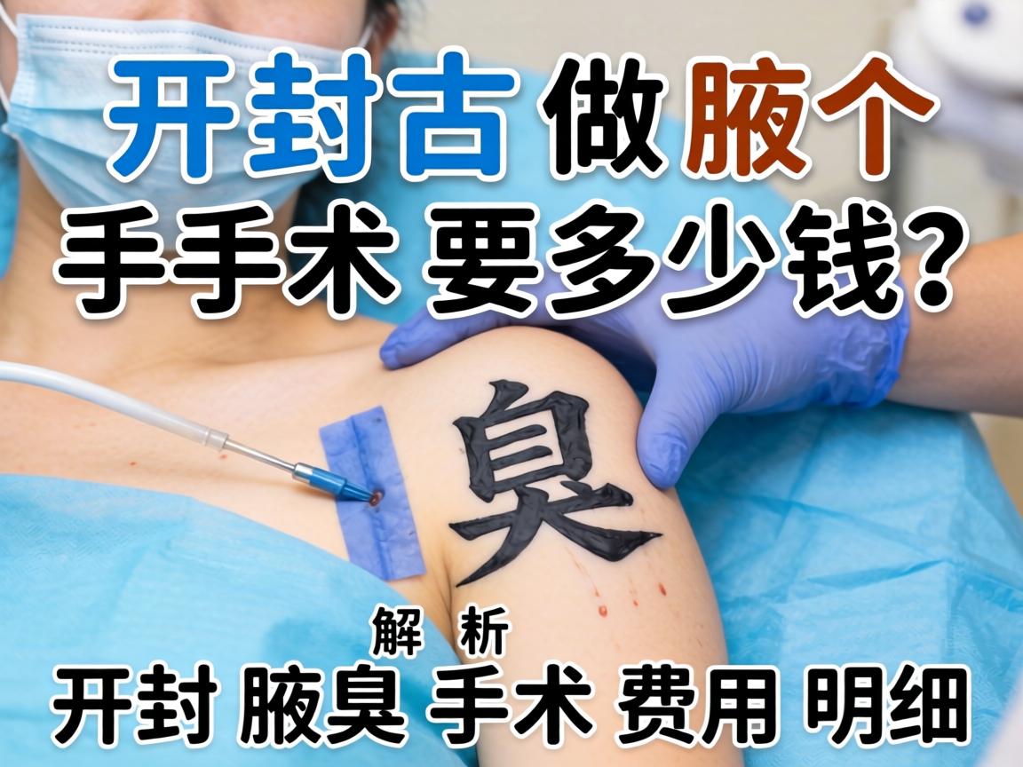 在开封做个腋臭手术要多少钱?解析开封腋臭手术费用明细 在开封做个腋臭手术要多少钱?解析开封腋臭手术费用明细