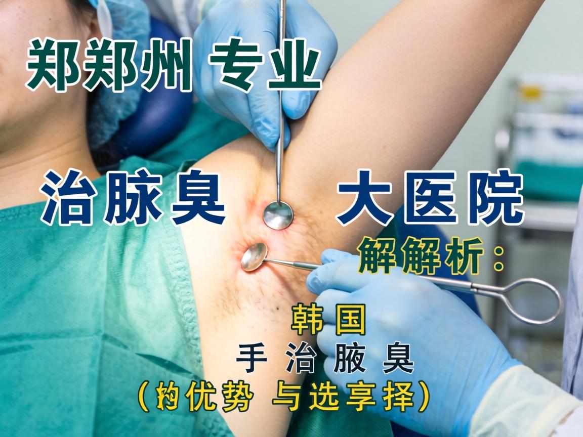 郑州专业治腋臭大医院解析,韩国手术治腋臭的优势与选择 郑州专业治腋臭大医院解析,韩国手术治腋臭的优势与选择