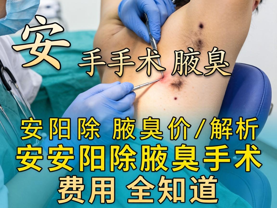 安阳除腋臭手术价格解析，安阳除腋臭手术费用全知道