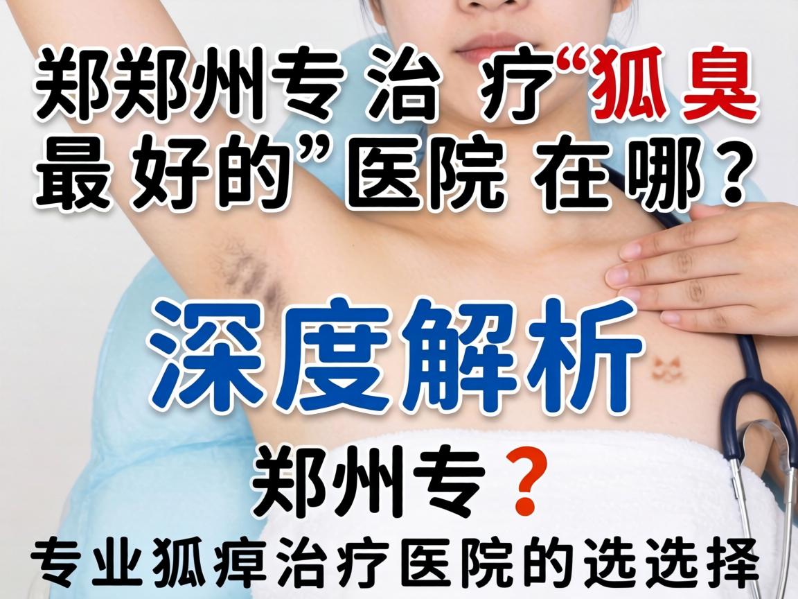 郑州治疗狐臭最好的医院在哪？深度解析郑州专业狐臭治疗医院的选择