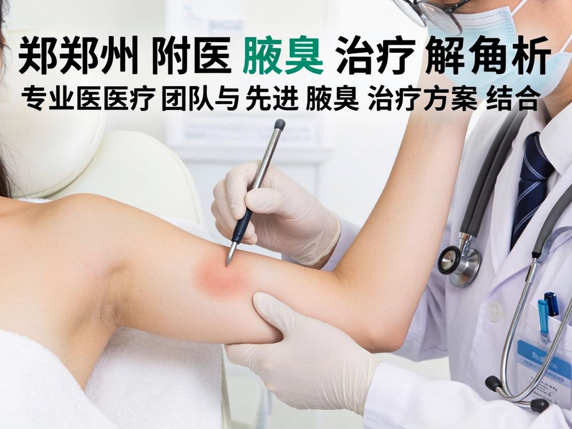 郑州附医腋臭治疗解析，专业医疗团队与先进腋臭治疗方案的结合