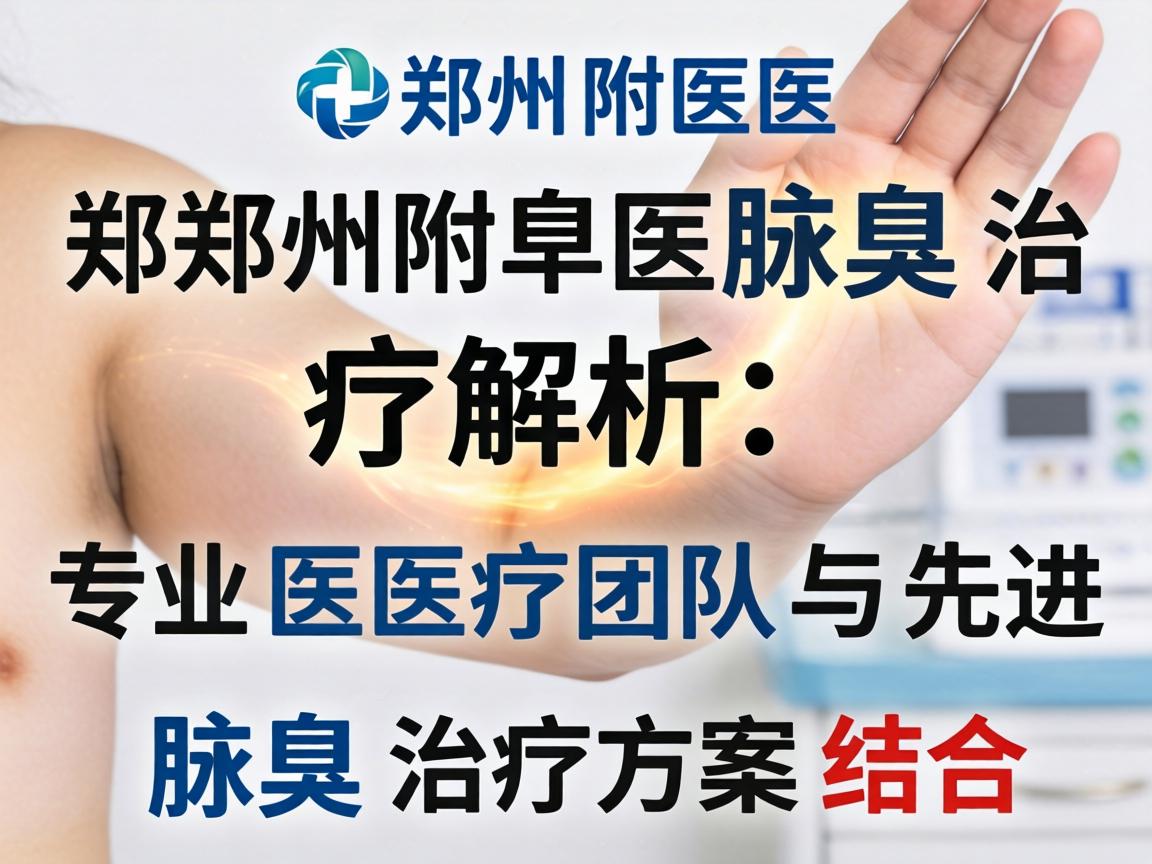 郑州附医腋臭治疗解析，专业医疗团队与先进腋臭治疗方案的结合