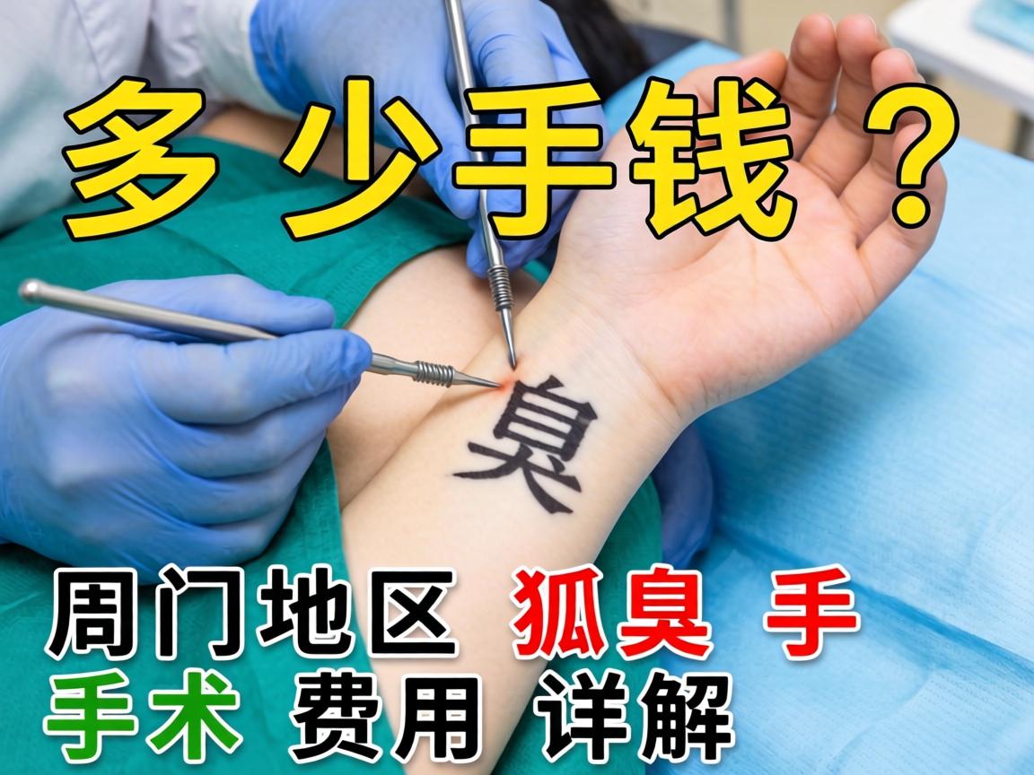 狐臭手术多少钱？周口地区狐臭手术费用详解