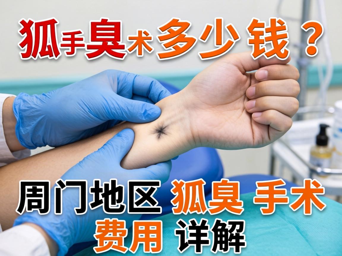 狐臭手术多少钱？周口地区狐臭手术费用详解