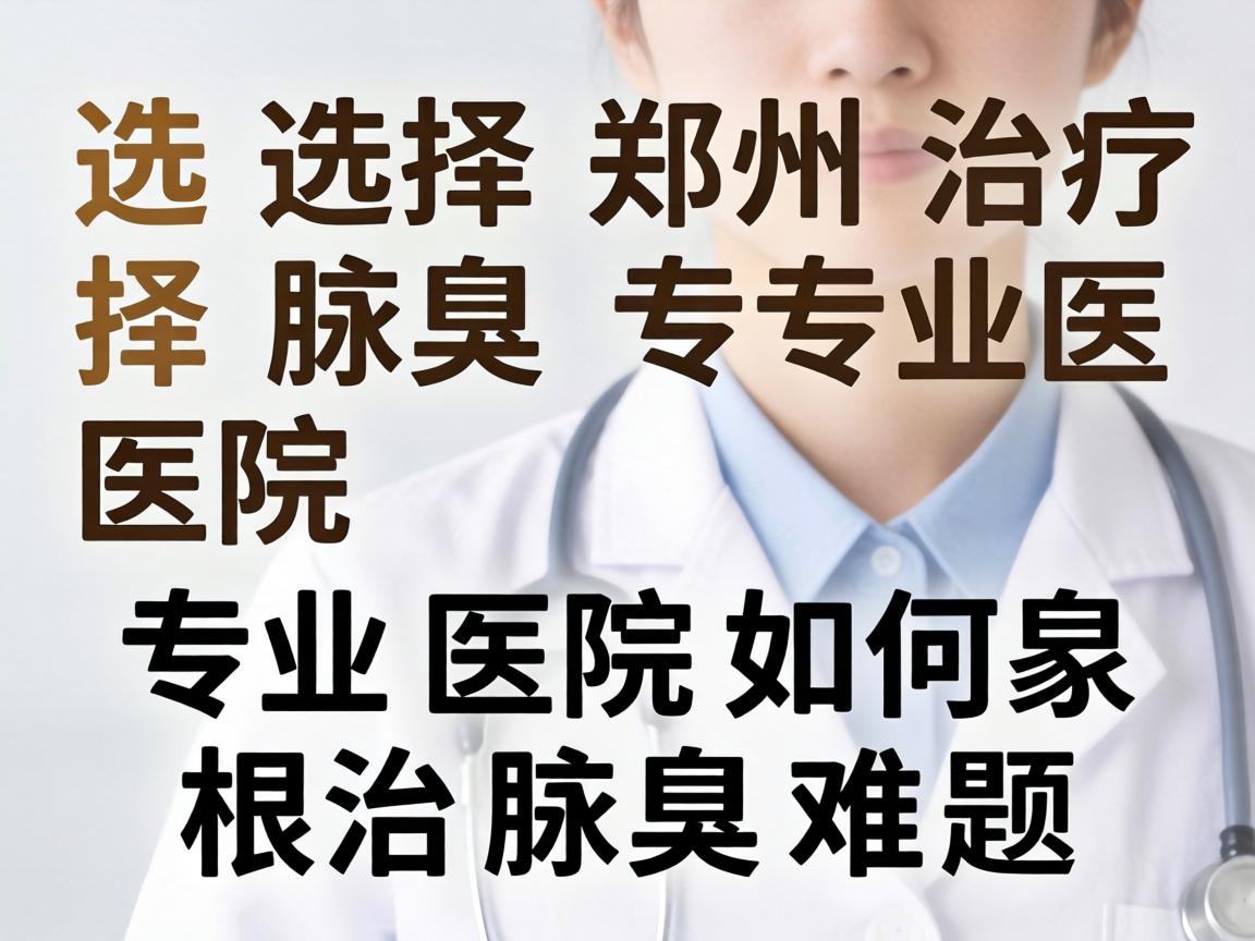 选择郑州治疗腋臭专业医院，专业医院如何根治腋臭难题