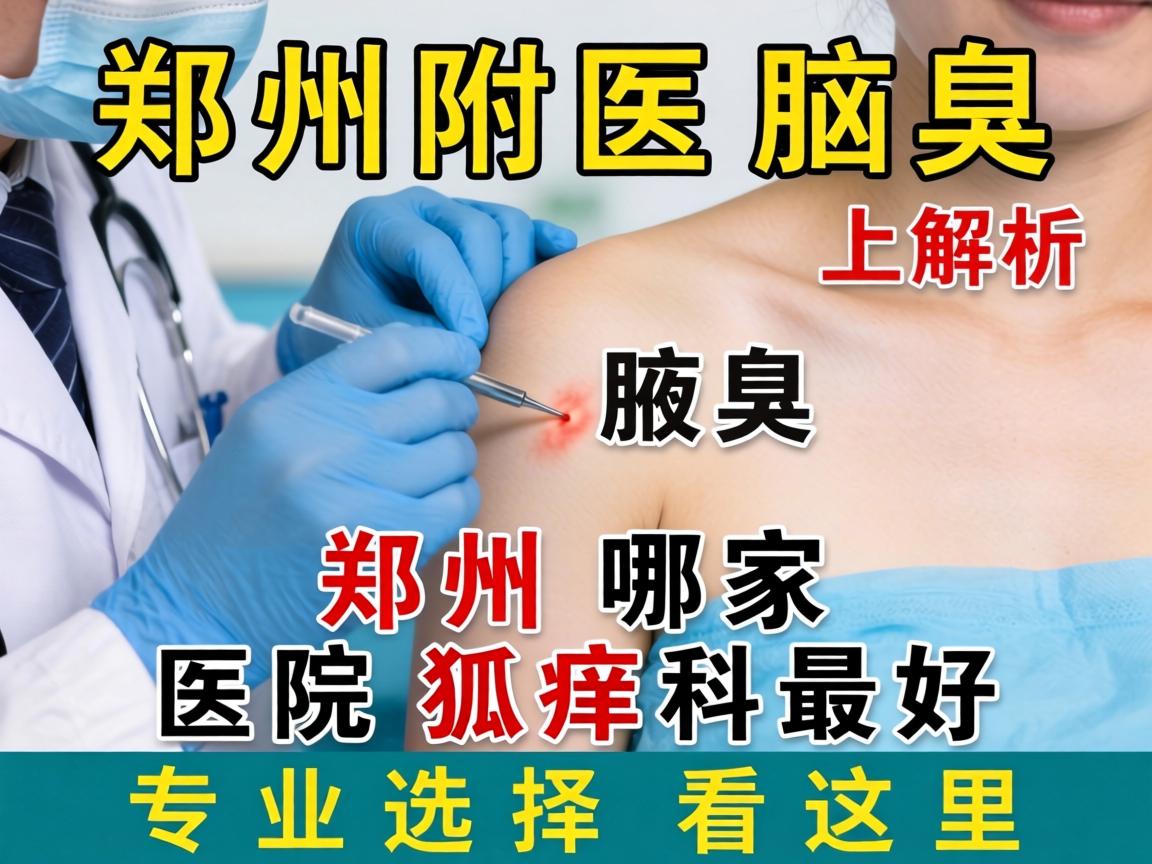 郑州附医腋臭医院解析，郑州哪家医院狐臭科最好，专业选择看这里