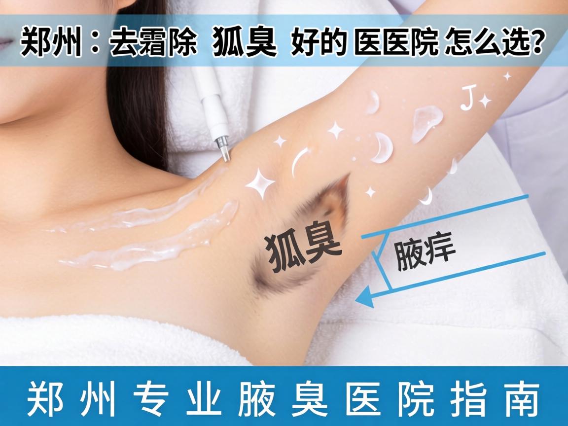 郑州去除狐臭好的医院怎么选？郑州专业腋臭医院指南