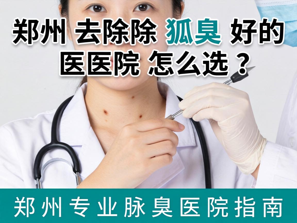 郑州去除狐臭好的医院怎么选？郑州专业腋臭医院指南