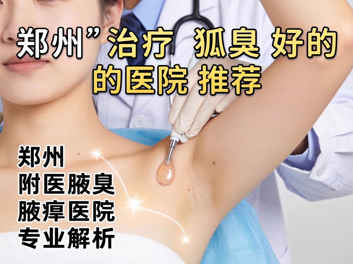 郑州治疗狐臭好的医院推荐，郑州附医腋臭医院专业解析