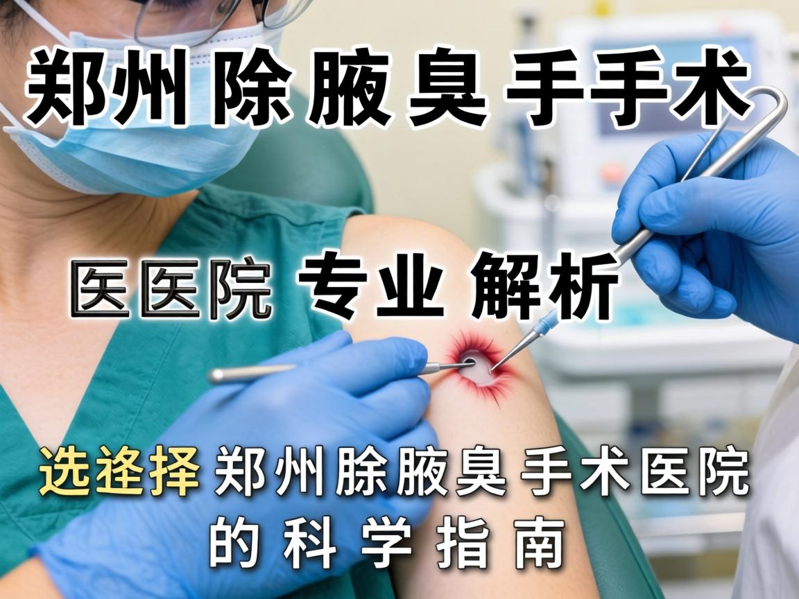 郑州除腋臭手术医院专业解析，选择郑州除腋臭手术医院的科学指南