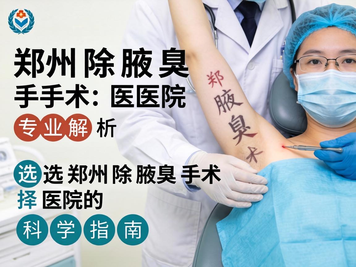 郑州除腋臭手术医院专业解析，选择郑州除腋臭手术医院的科学指南