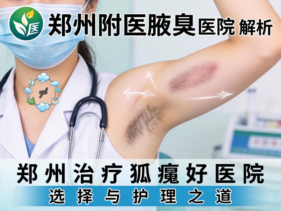 郑州附医腋臭医院解析，郑州治疗狐臭好医院的选择与护理之道